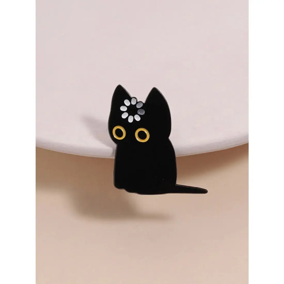 Cat Enamel Pin Brooch, Cute Cartoon Animal Lapel Badge, Kawaii Jewelry Accessories for Women Girls, Fun Backpack Decoration, Jacket Collar Pin, Unique Gift for Friends, Collectible Fashion Accessory