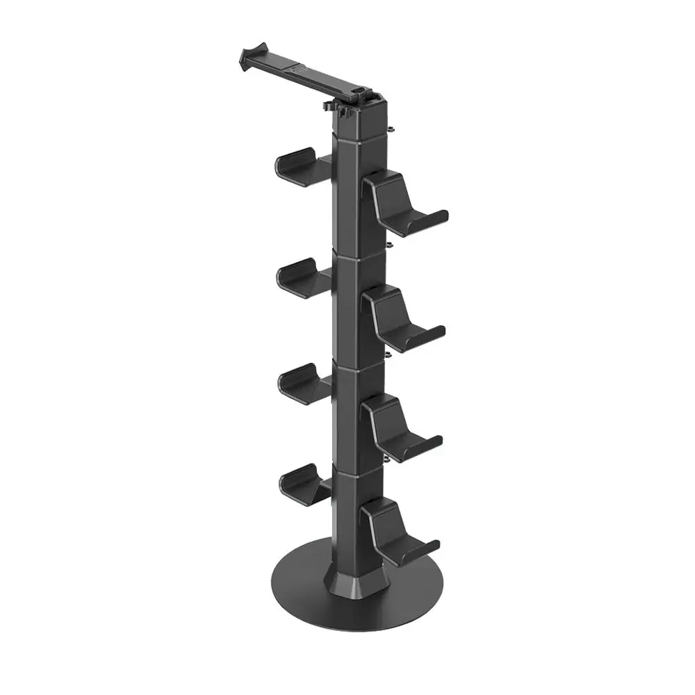 Controller & Headset Holder Stand for Desk, Compatible with PS5, Xbox, PS4 & Switch, Metal Base with Charging Cable Organizer, Headphone Hanger & Controller Hook for Headsets, Controllers, Mobile Phones & Gaming Desk Organization