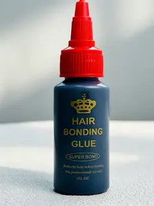 Hair Extension Glue, 1oz/2oz/4oz Liquid Form, Easy to Apply, Strong Hold, Professional Quality, Suitable for All Seasons
