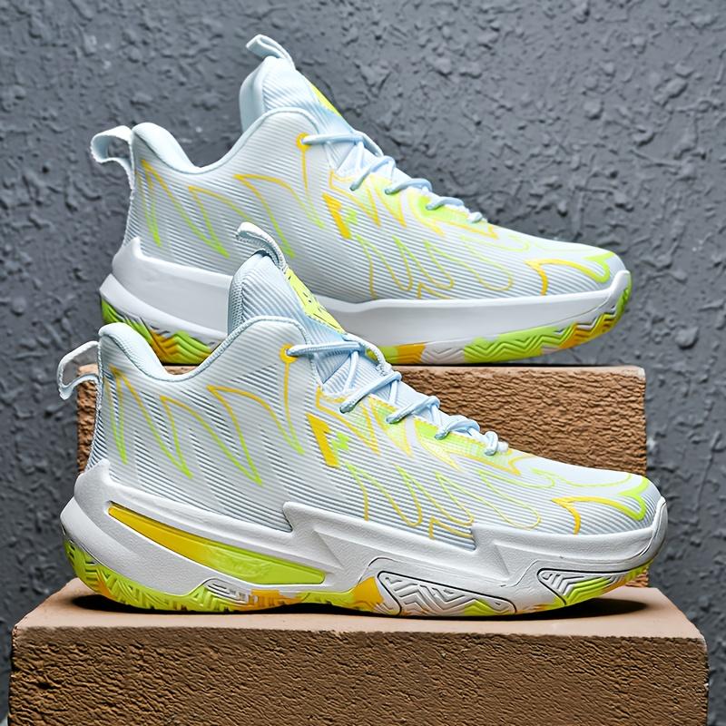 (New)Sneakers, Men's Fashion Trend Stability Strong Shock Absorption Rebound Strong Grip Combat Basketball Shoes Strong Wrapping Comfort Low-top Lace Large Size Breathable Sports Shoes