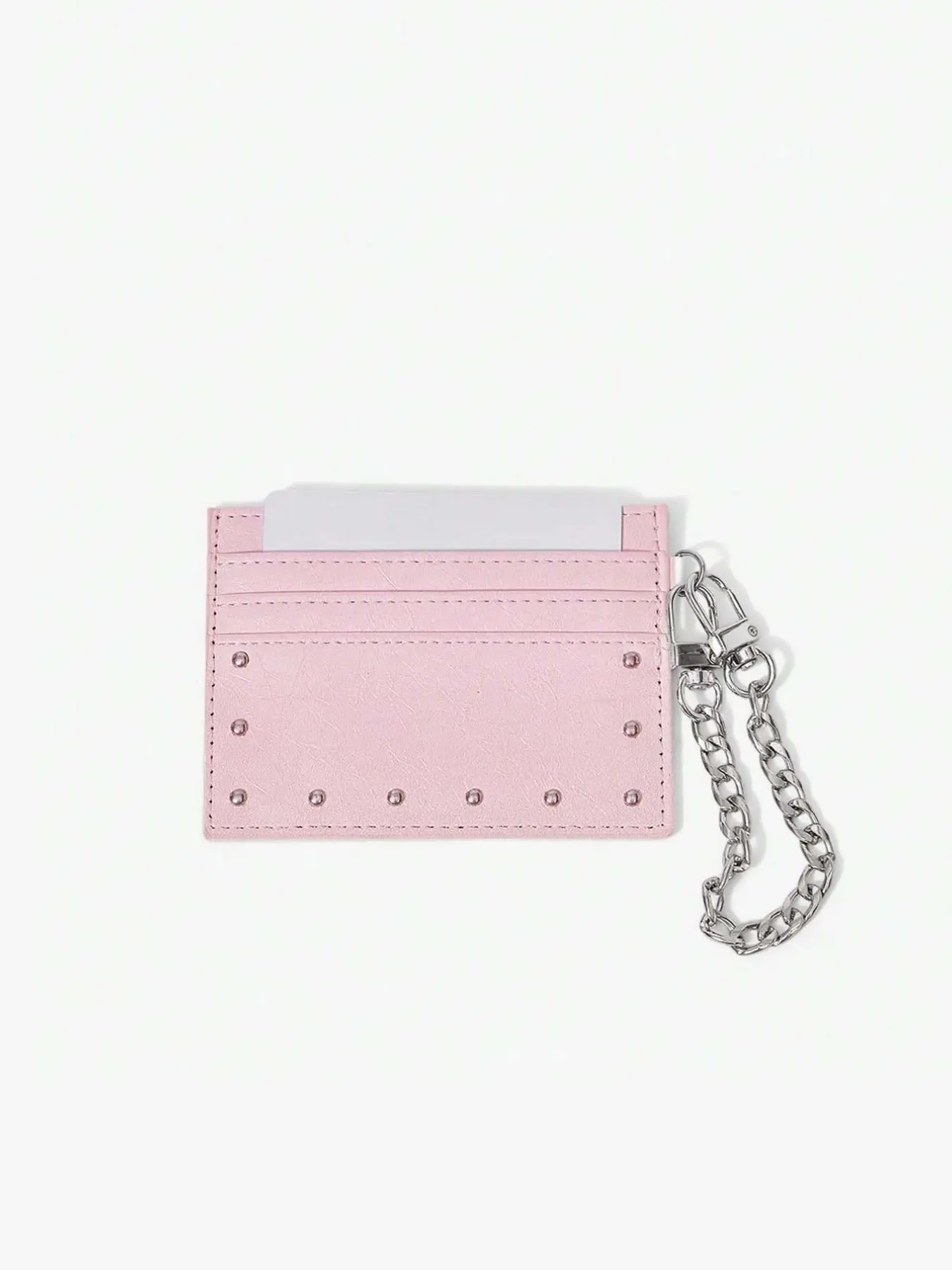 Punk Style Ultra-Thin Multi-Card Holder, Rivet Card Case, Portable ID Card Wallet, Ideal for Daily Use, All Seasons