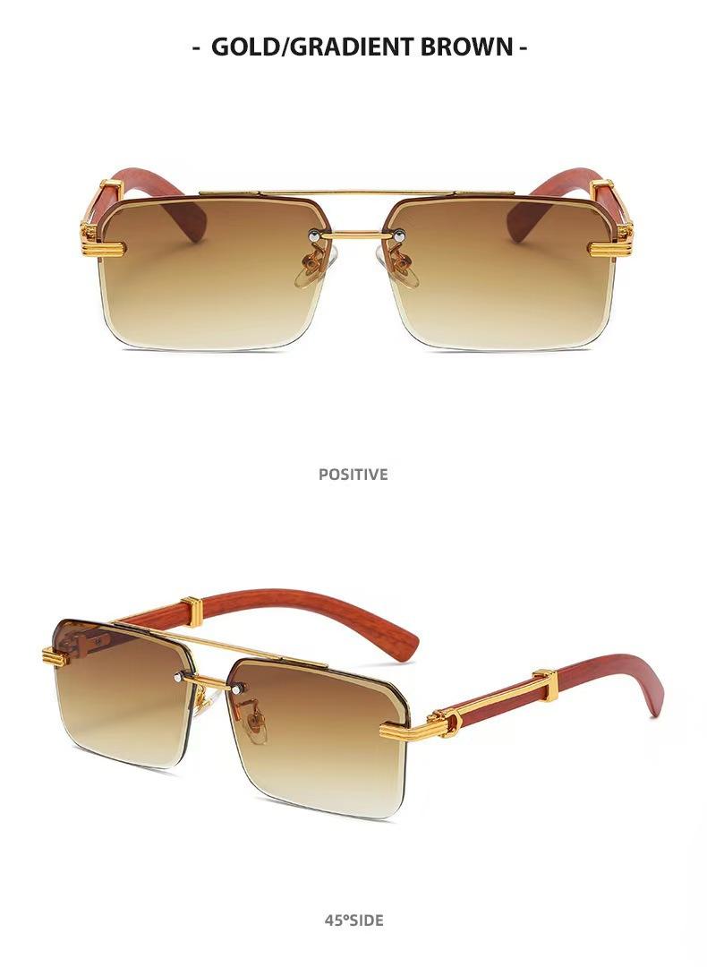 2 Pairs Unisex Rimless Square Lens Fashion Glasses Metal Double Bridge Trendy Eyewear PC Material Lightweight Stylish Accessories Perfect for Outdoor Parties Vacations Travel Driving Streetwear & Photo Props 2 Pairs Unisex Rimless Square Lens Fashion Glasses Metal Double Bridge Trendy Eyewear PC Material Lightweight Stylish Accessories Perfect for Outdoor Parties Vacations Travel Driving Streetwear & Photo Props