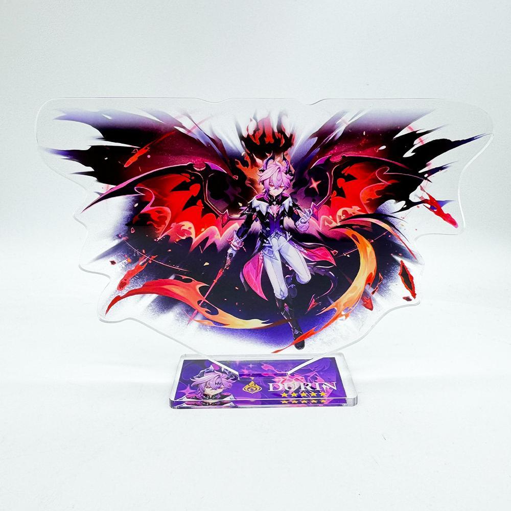 Flins Durin Mavuika Citlali Zibai Columbina Xiao Arlecchino Acrylic Anime Model Furina Collect Desktop Decoration Keychains Gift