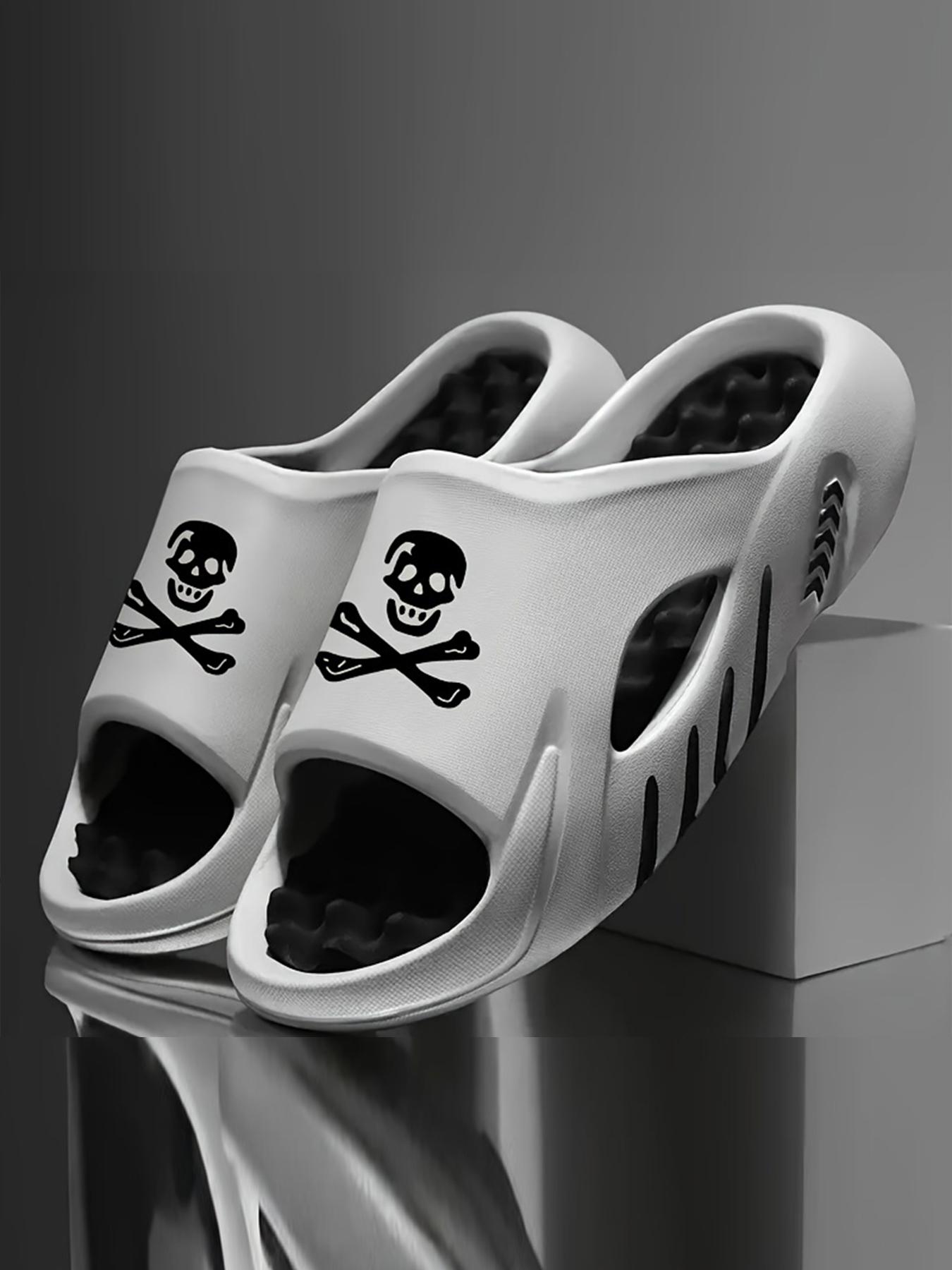 Men's EVA casual massage sandals, EVA beach shoes of the same color for men and women, suitable for beach, shower, non-slip indoor and outdoor walking, breathable, thick sole and massage design, outdoor sandals, Slipper, holiday gifts