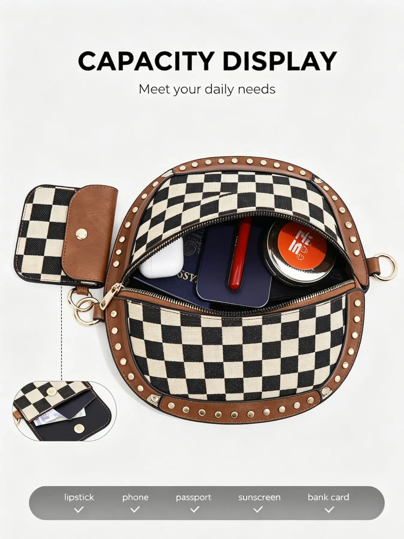 Women's Travel Crossbody Bag, Casual Strap Shoulder Bag, Fashion Street Style Waist Belt Bag, Adjustable Straps, Daily Use