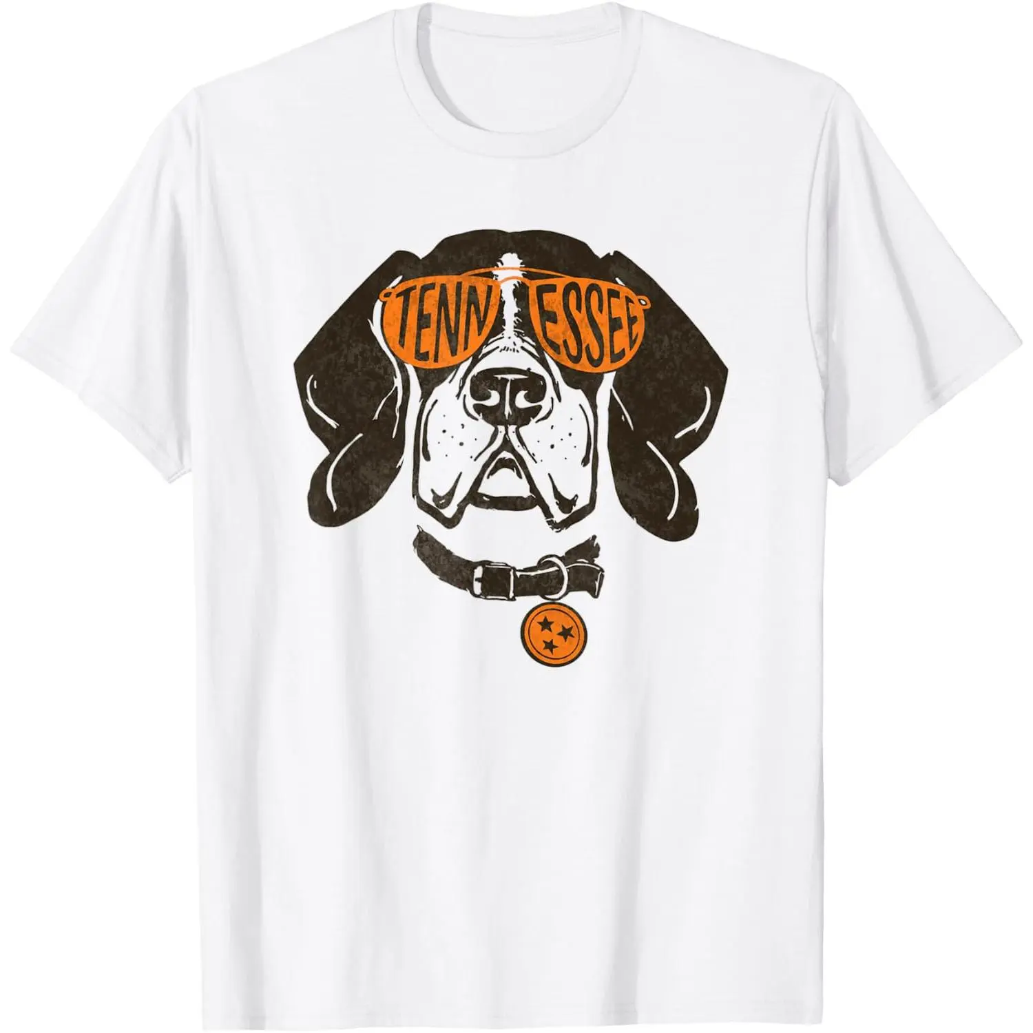 Women's Bluetick Coonhound Acid Wash Short-Sleeve T-Shirt - Soft Graphic Love My Dog Chic Oversized Piece, Breathable Lightweight Fabric Top for Leggings or Jeans Wear, Retro Casual Streetwear Fit