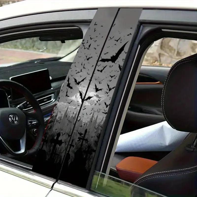 Bat Flying in the Sky Vinyl Decal | Self-adhesive, Waterproof, Scratch-resistant, Suitable for Glass, Metal, Plastic, Ceramic, and Wooden Surfaces, an Ideal Choice for Vehicle Exterior Decoration