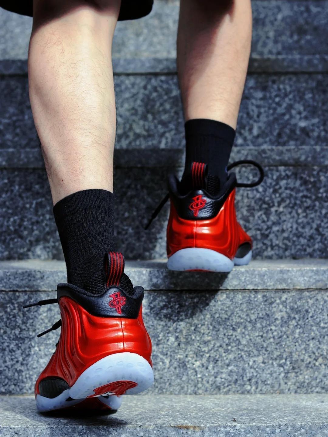 New Vintage Red Foam Style Basketball Sneakers | All-Day Comfort Casual Shoes for Men US7-US13