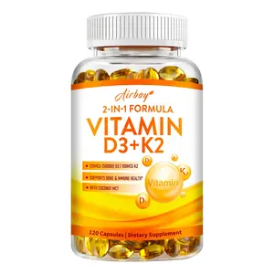 Airboy dietary supplements are rich in Vitamins D3 and K, supporting calcium absorption and providing essential nutrients. Enriched with natural coconut oil, they are suitable for both men and women.
