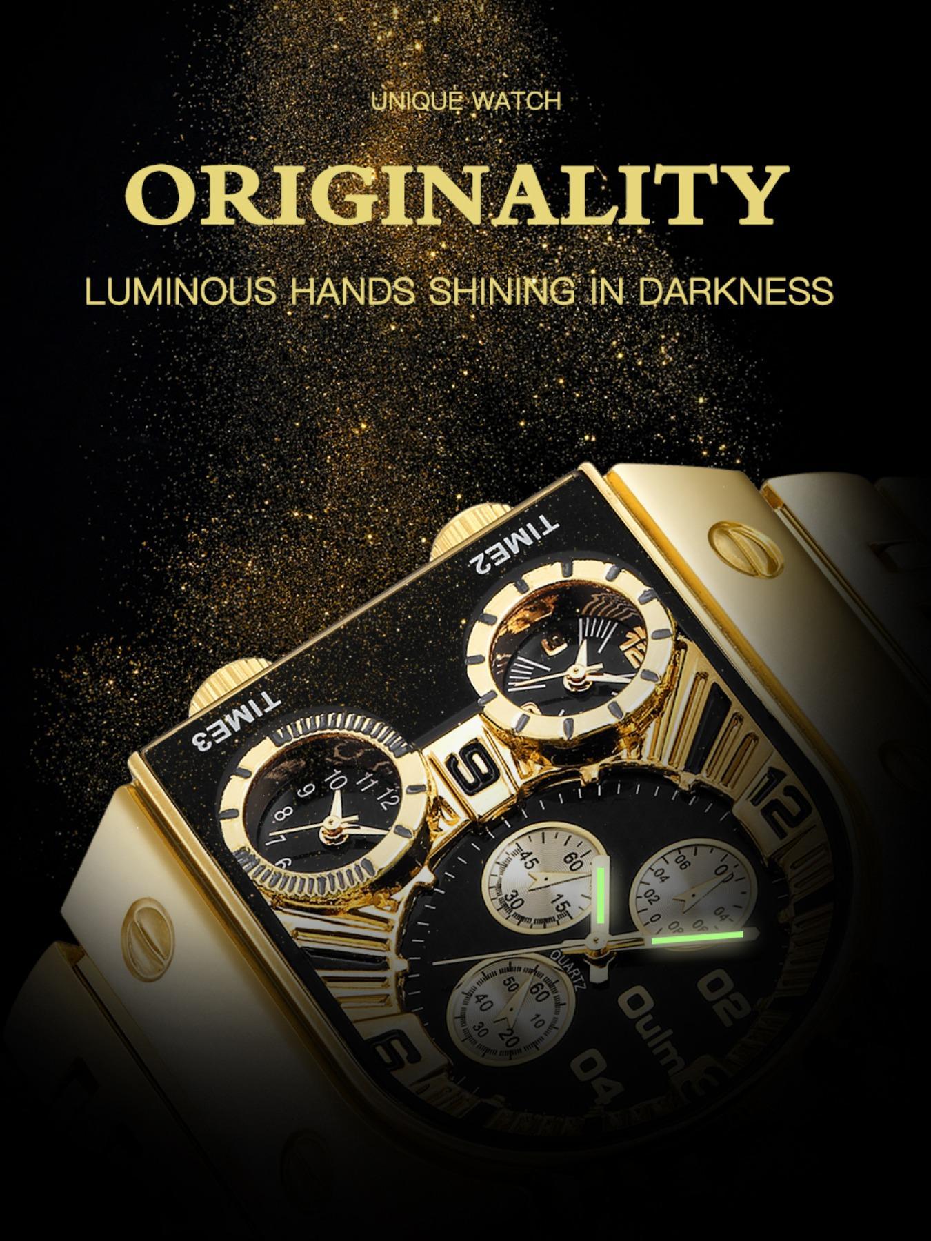 Men's Luminous Quartz Watch, Fashion Watch for Party, Daily Decor, Trendy All-match & Exquisite Watch for Birthday Gift with Box, Business Fashion Watches Men's Luminous Quartz Watch, Fashion Watch for Party, Daily Decor, Trendy All-match & Exquisite Watch for Birthday Gift with Box, Business Fashion Watches