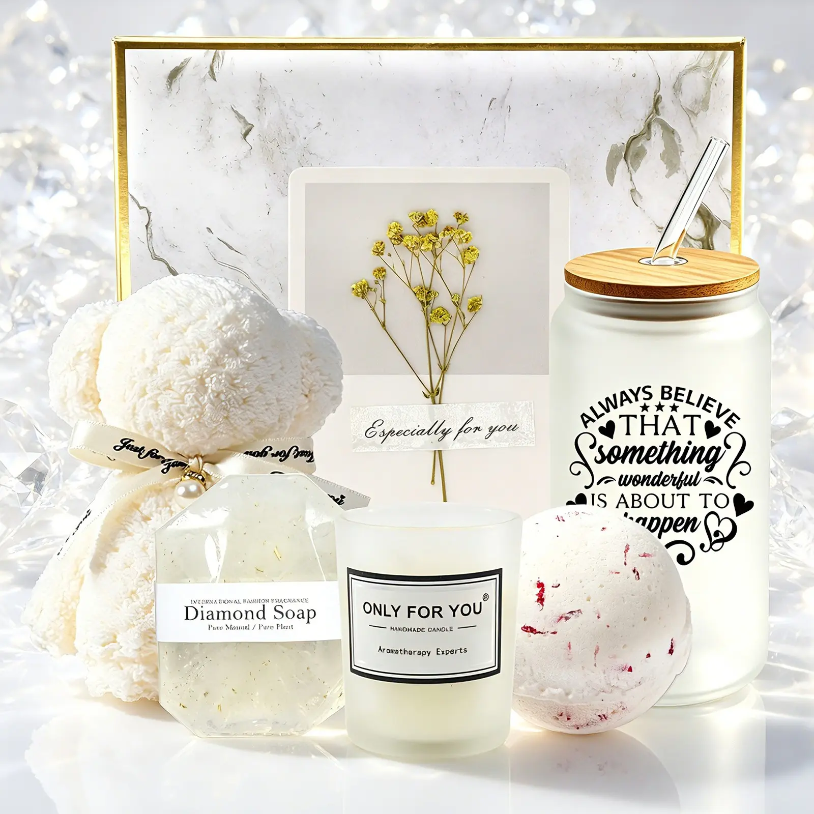 Birthday Gifts for Women, Gift Baskets for Women Self Care Spa Set,Mom, Sister, Friend, Mothers Day, Christmas, Valentines, Holiday, Gift for Her, Girlfriend, Grandma, Wife, Bestie, Coworker