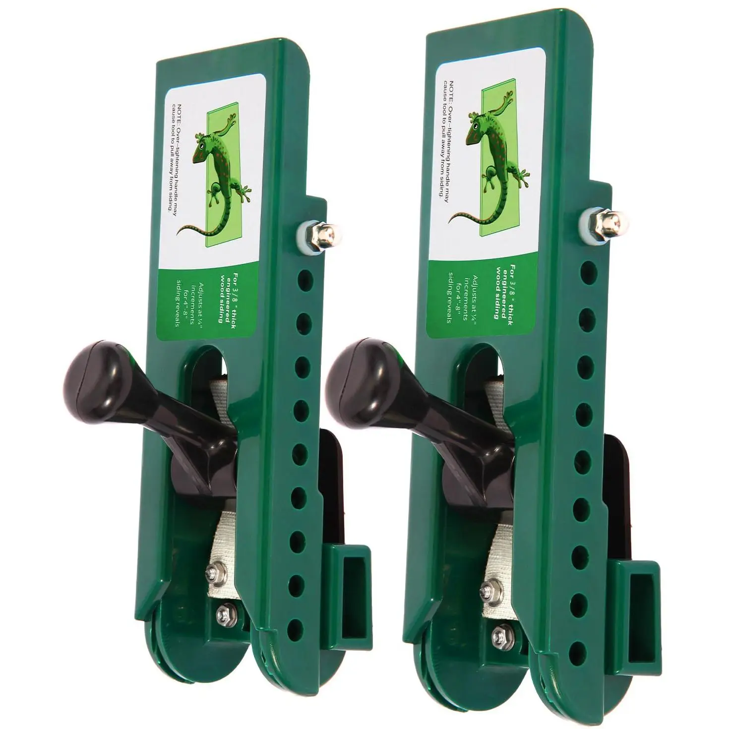 Siding Installation Tools  with 3/8 inch Fiber Cement siding, Siding Tools Lap Siding Gauge with Adjustable Reveals, 2 Pack