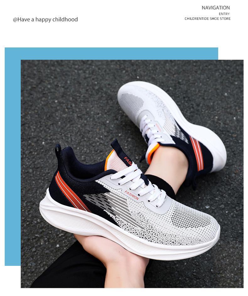 2026 Men's Sports Shoes, Men's Summer Breathable Lace-Up Running Shoes, Popular Fashionable Men's Sneakers