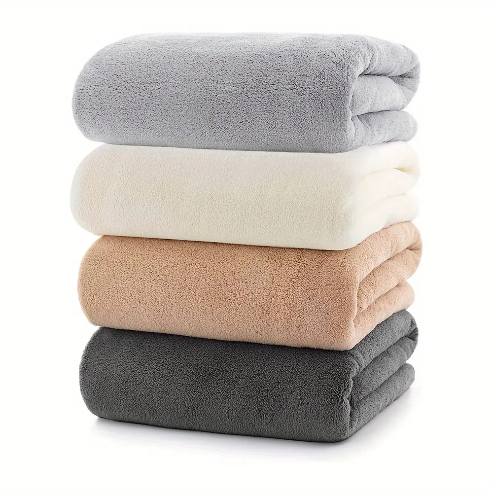 4 Packs Bath Towels Set, 27"x54" Ultra Soft Towel Microfiber Absorbent Bath Sheet Super Luxury Bathroom Towels Set Quick Shower Towels for Family Hotel
