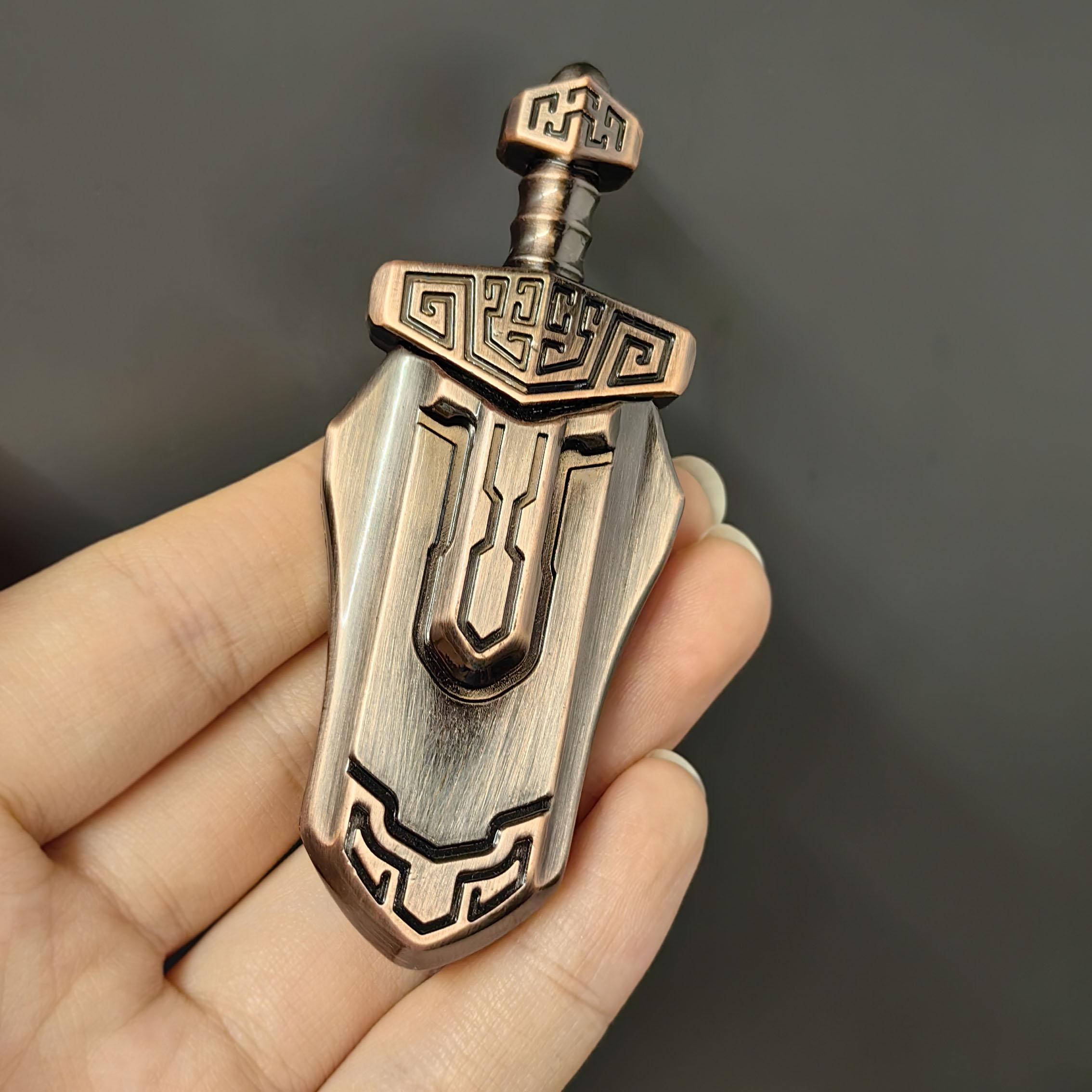 Metallic Sword Design Fidget Toy, Stress Relief Fidgeting, 1 Piece Stress Relief Toy for Adults, Portable Fidget Sliders, Anti-anxiety Office Toys