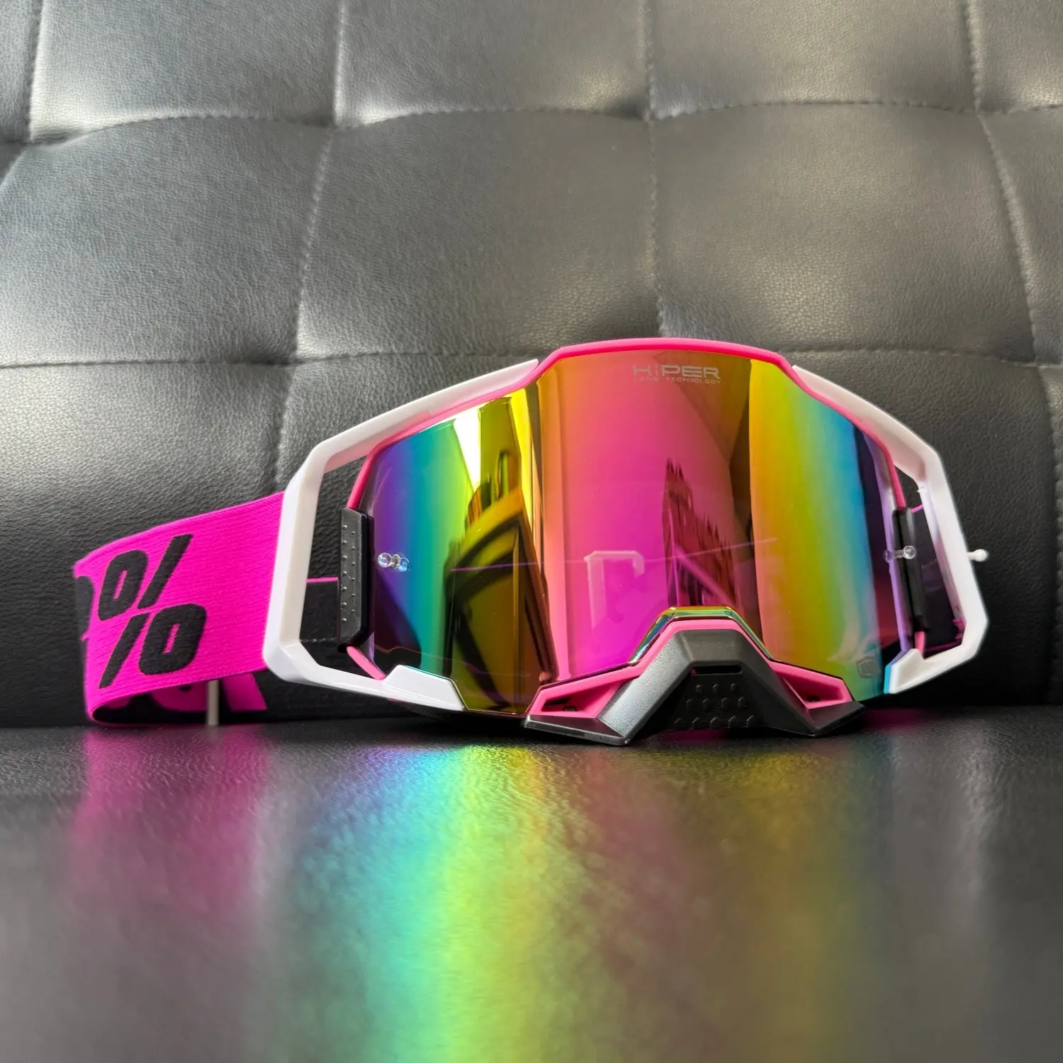 Professional High-Quality Motorcycle Off-Road Goggles, Uv400 HD Anti-Wind Sand Dust Impact Protection, Outdoor Sports Cycling Skiing Gear