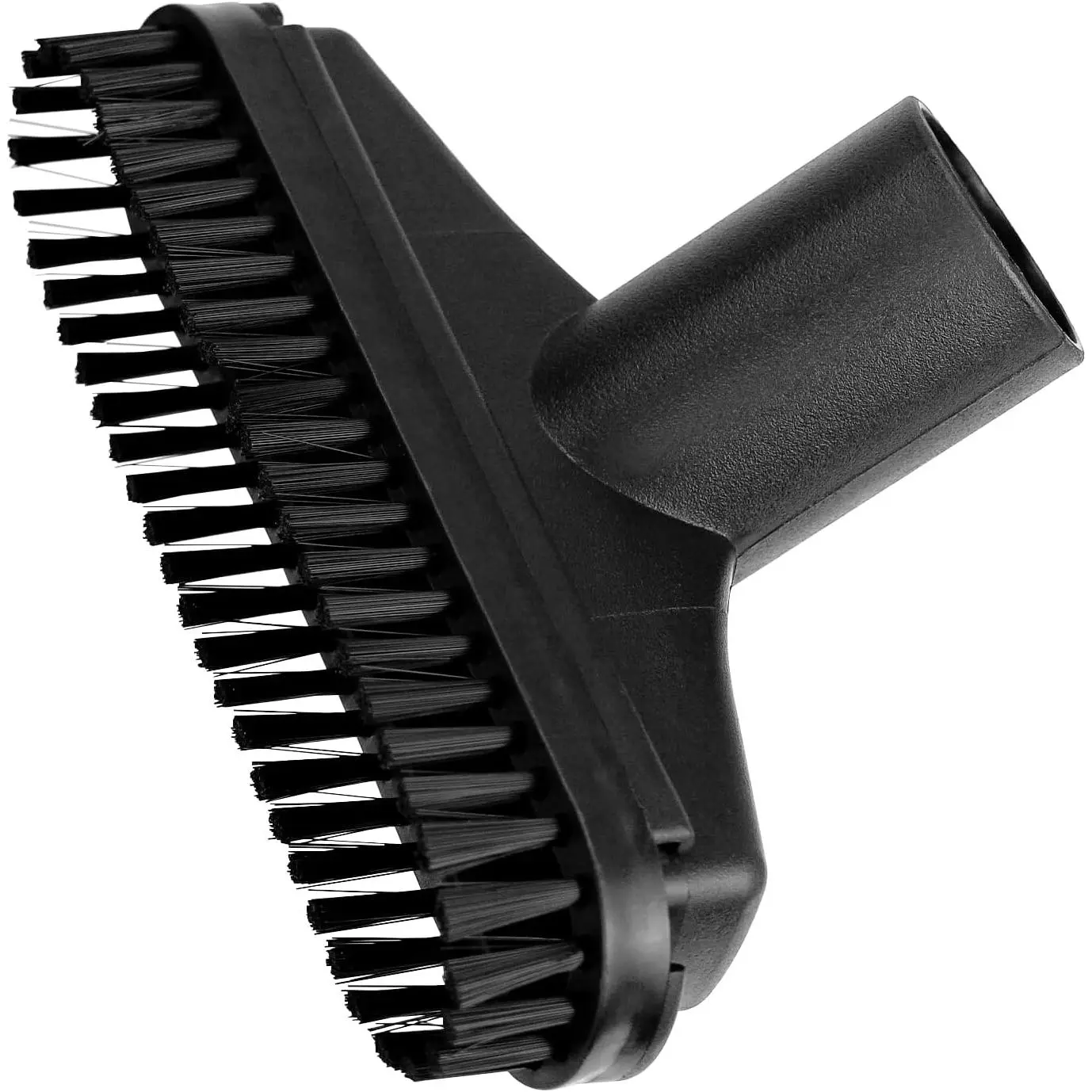 5.5" Wide Black Vacuum Furniture Tool with Brush Strip for Dirt Devil, Electrolux, , Rainbow, Shop Vac Vacuums, Fits 1.25" Vacuum Cleaner Upholstery Tool Vac Attachment (1-Pack)