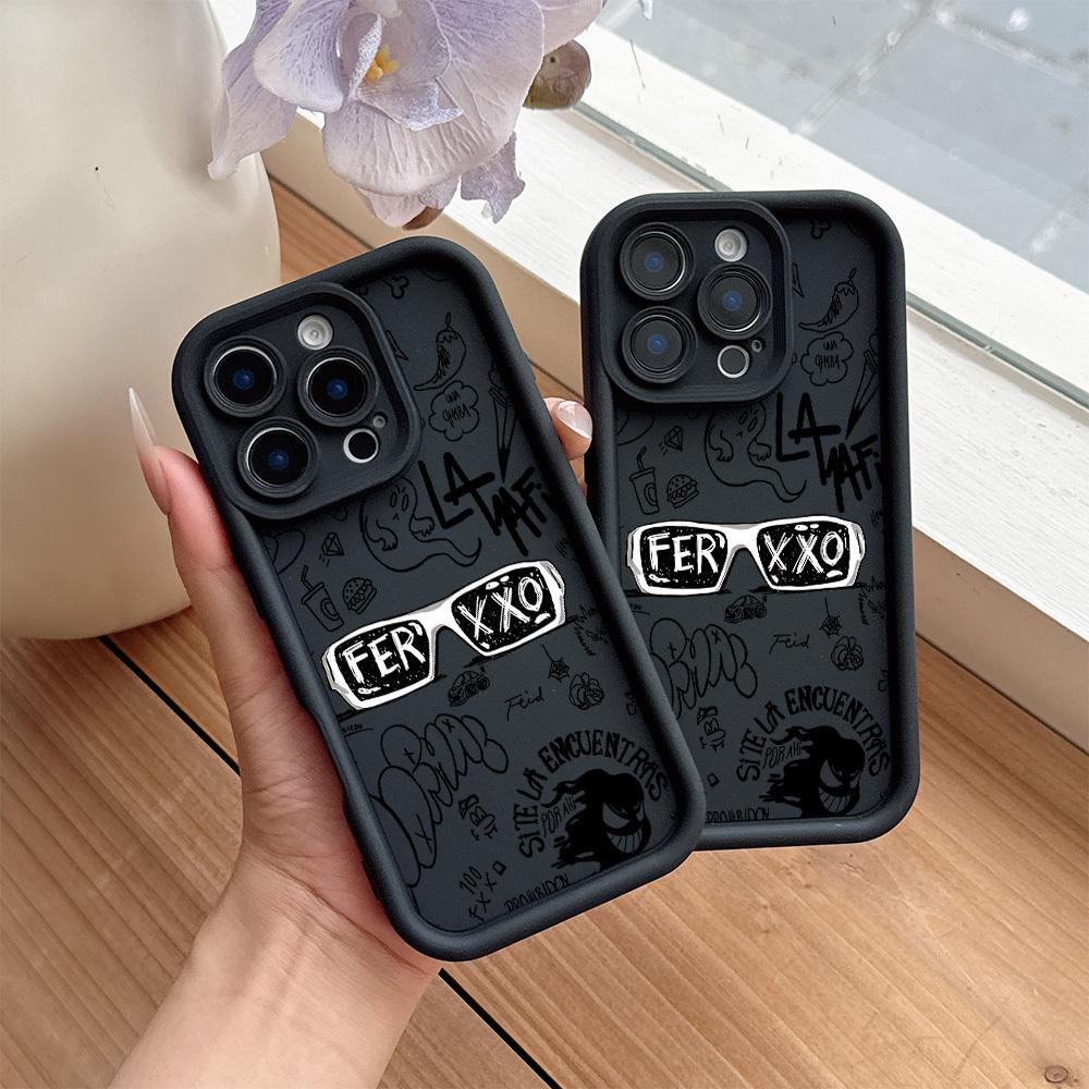 Popular Rapper F-Ferxxo Phone Case for iPhone 17 E Air Pro ProMax iPhone16 15 14 Plus 13 12 Mini 11 X XS XR - Shockproof Soft TPU Back Cover