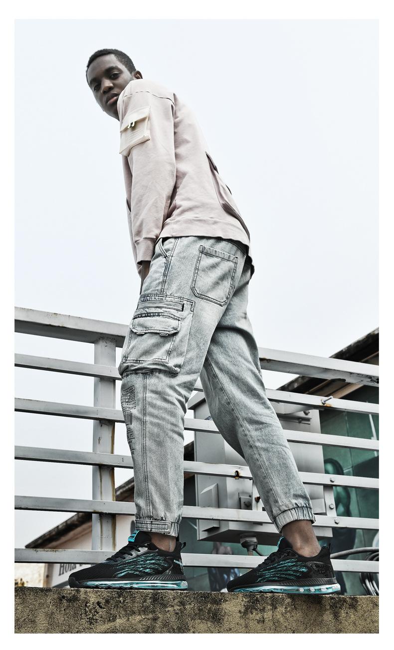 Mesler Men's Sporty Solid RoundToe Laces Trainers, Fashionable Lace UpFront Mesh Breathable Comfortable Sports Air Running Shoes Sporty Lightweight Breathable Running Shoes For Exercise & Daily Wear