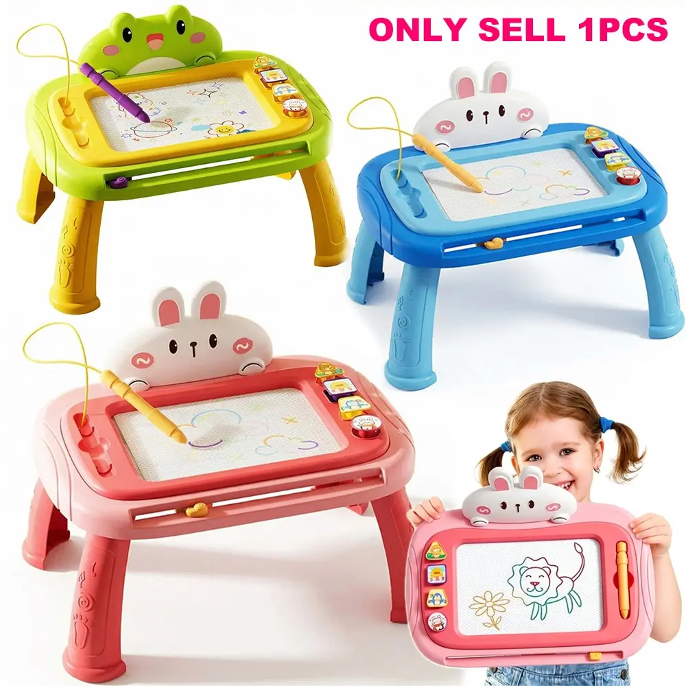 Kids Magnetic Drawing Board Toy, Colorful Erasable Doodle Writing Board, Educational Early Education Toy, Halloween & Christmas Gift