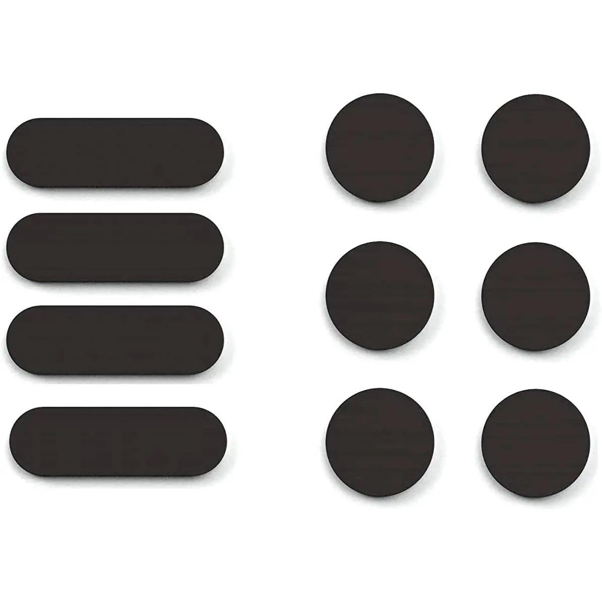 Webcam Cover Stickers -  Protection Accessory, No  Application, Safe Screen Closure - Dots and Bars, 20 count - Black