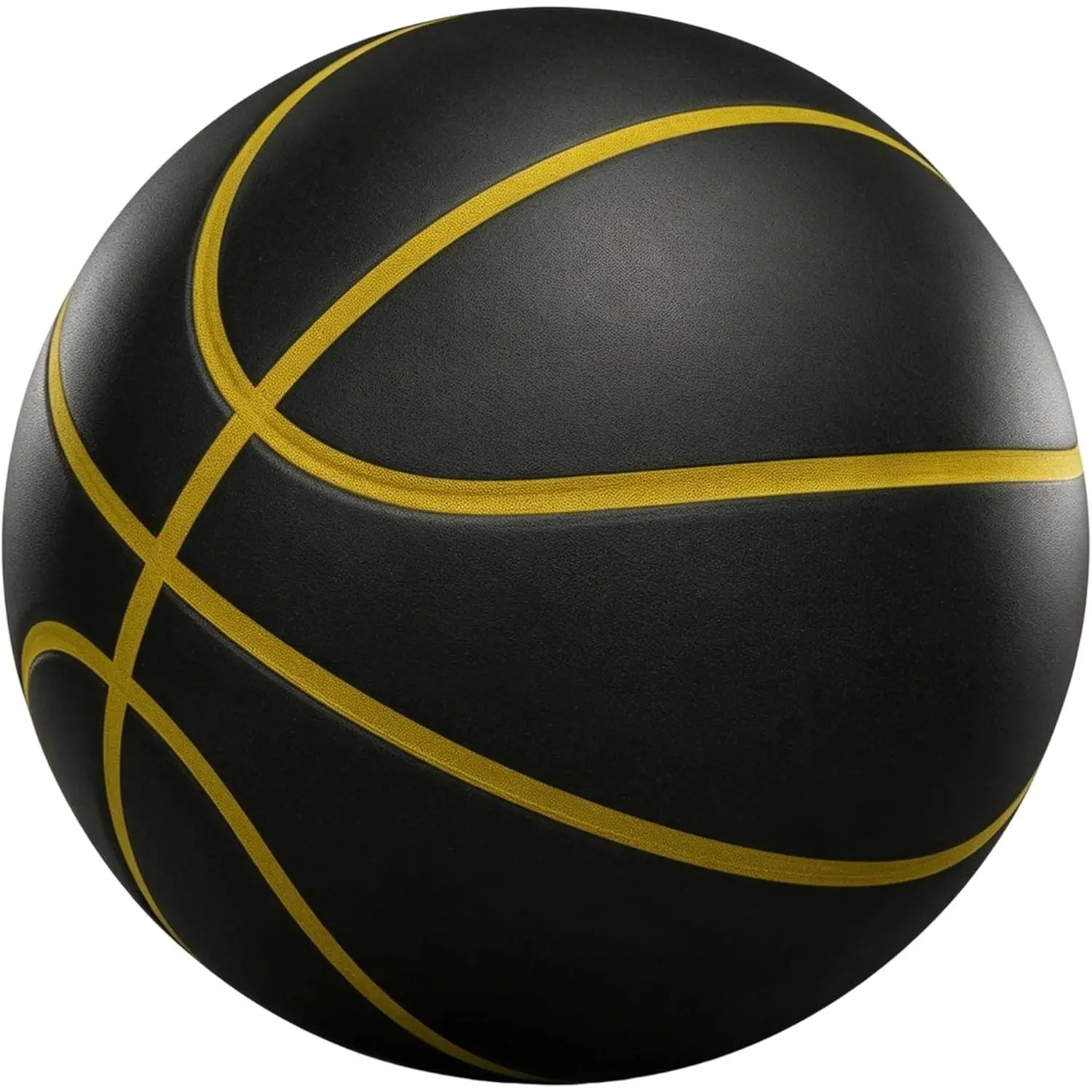 Airless Silent Basketball Size 6 - 28.5" 21oz High-Density PU Core, 80% Quieter, No Pump Needed, Soft Touch, Wall-Protective, Ideal for Home & Gym, Dorms