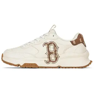 MLB Chunky Runner Boston Red Sox Retro Low-Top Casual City Commuter Running Shoes for Men and Women Verifiable, with credentials and supporting global authentication