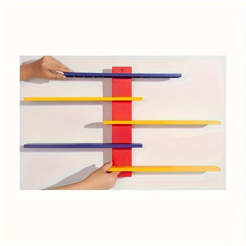 DIY Wall-Mounted Display Shelf, No-Drill Layer Storage Rack, Labubu Figure Organizer, Wall Mount Design, Perfect Gift for Christmas