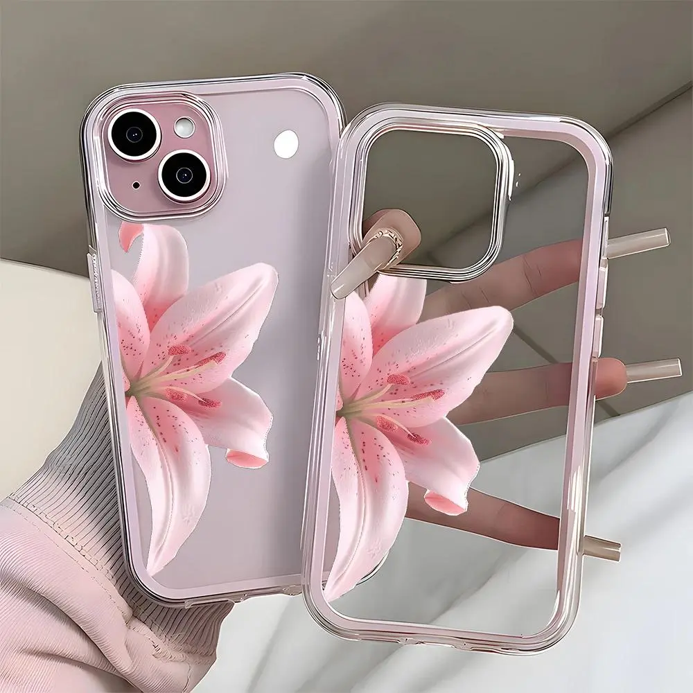 Romantic Lily For 17 16 15 14 13 12 11 17 Air 2 in 1 Candy Color Silicone Hunting Camouflage Tough Ultra HD Privacy Screen Protector Kit Monogram Striped Cherry Pattern high-quality print koi fish first choice Floral Curve Protection fle scor fisher shock