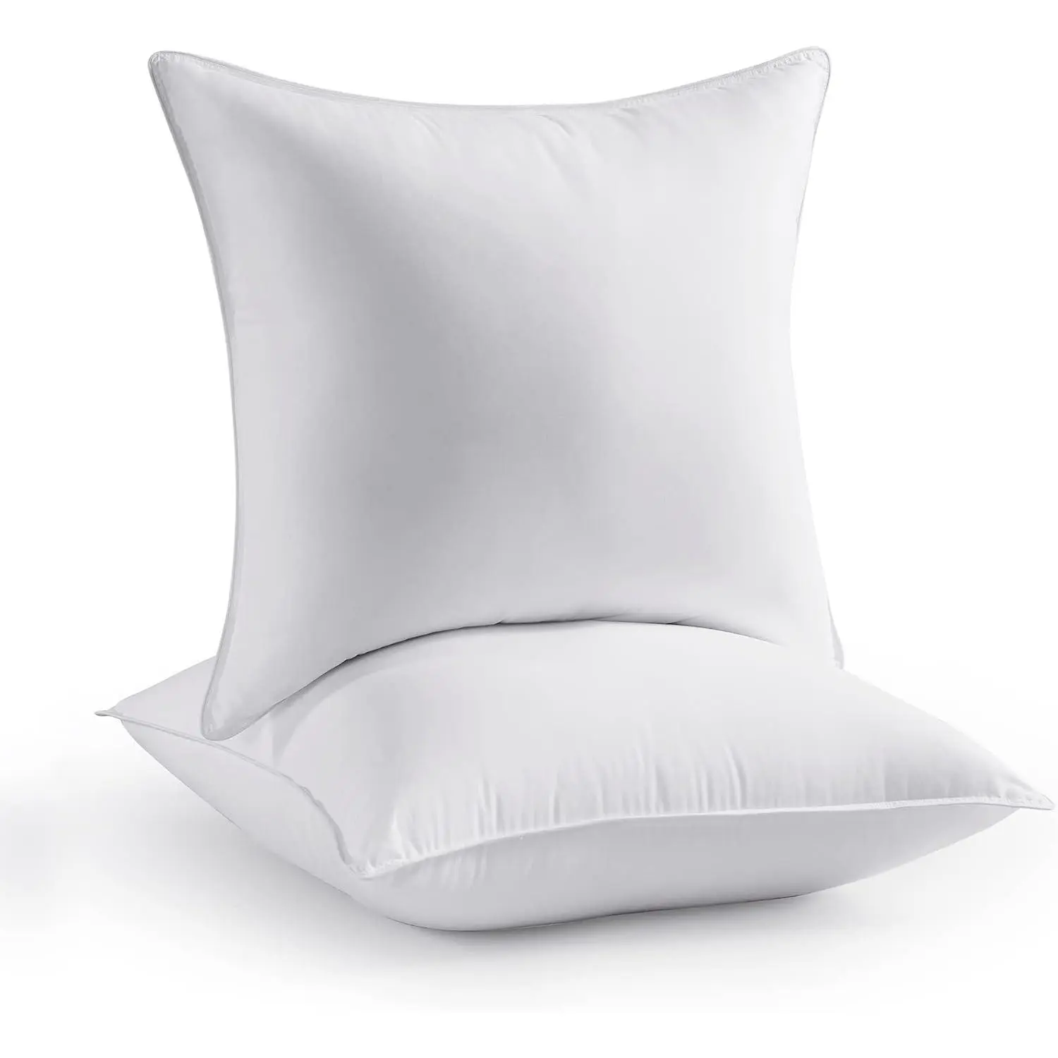 Throw Pillows 20 x 20 inch Set of 2, Soft  Decorative Pillow Inserts for Couch Cushion and Sofa