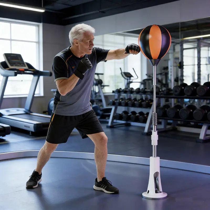 Adult training target, professional combat ball, home decompression column - multi-layer protection, impact resistant, space saving, easy to store upright tumbler, speed training bag, indoor boxing, decompression tool, stable anti shooting ability