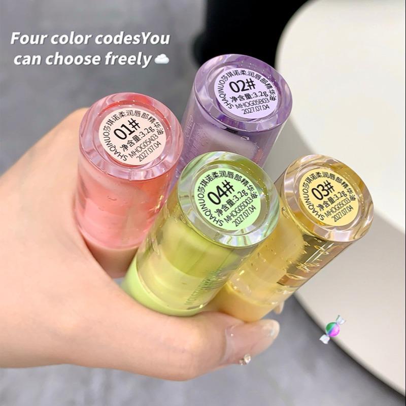 Long Lasting Lip Gloss, 4 Counts/set Lip Moisturizer Gloss, Moisturizing Lip Glaze, Glossy & Non-sticky Lip Stick, Plumping Lip Oil Lip Stick for Girls & Women, Makeup