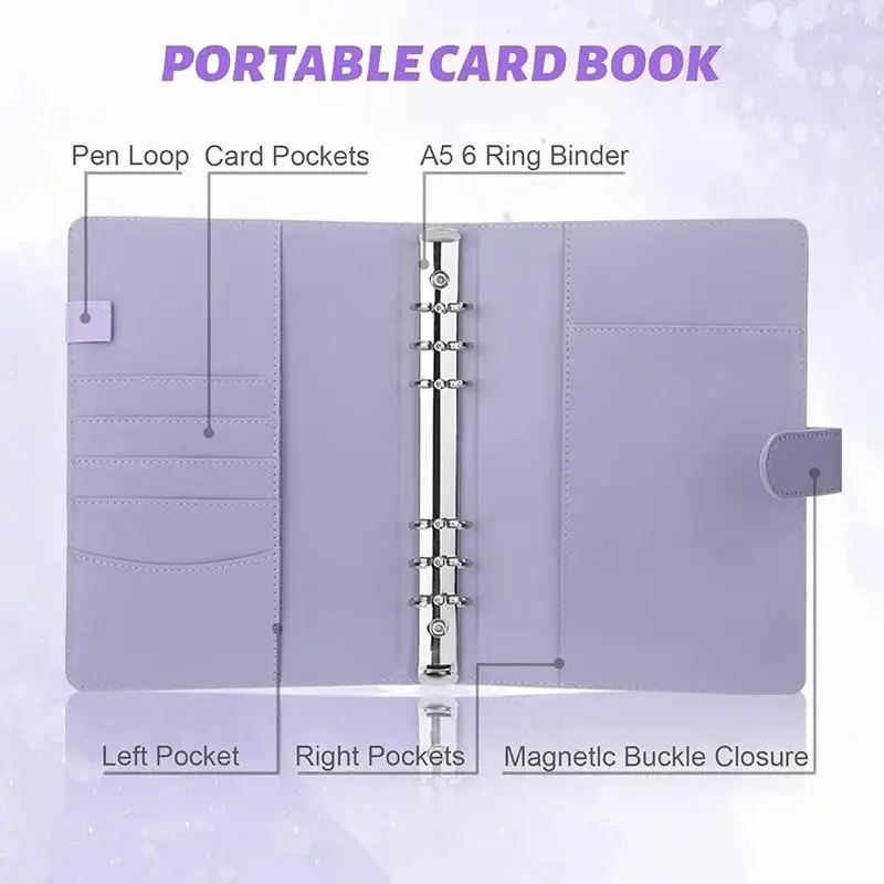 25pcs Page Photo Card A5-Binder Kpop Photo Albums Idol Cards Loose-leaf Collect Book Binder Photocard Holder