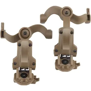 Adjustable tactical headset mount, ideal for team-based competitive gaming scenarios. Compatible with 5th-generation tactical helmet headsets. Includes two adapters and a removal tool.