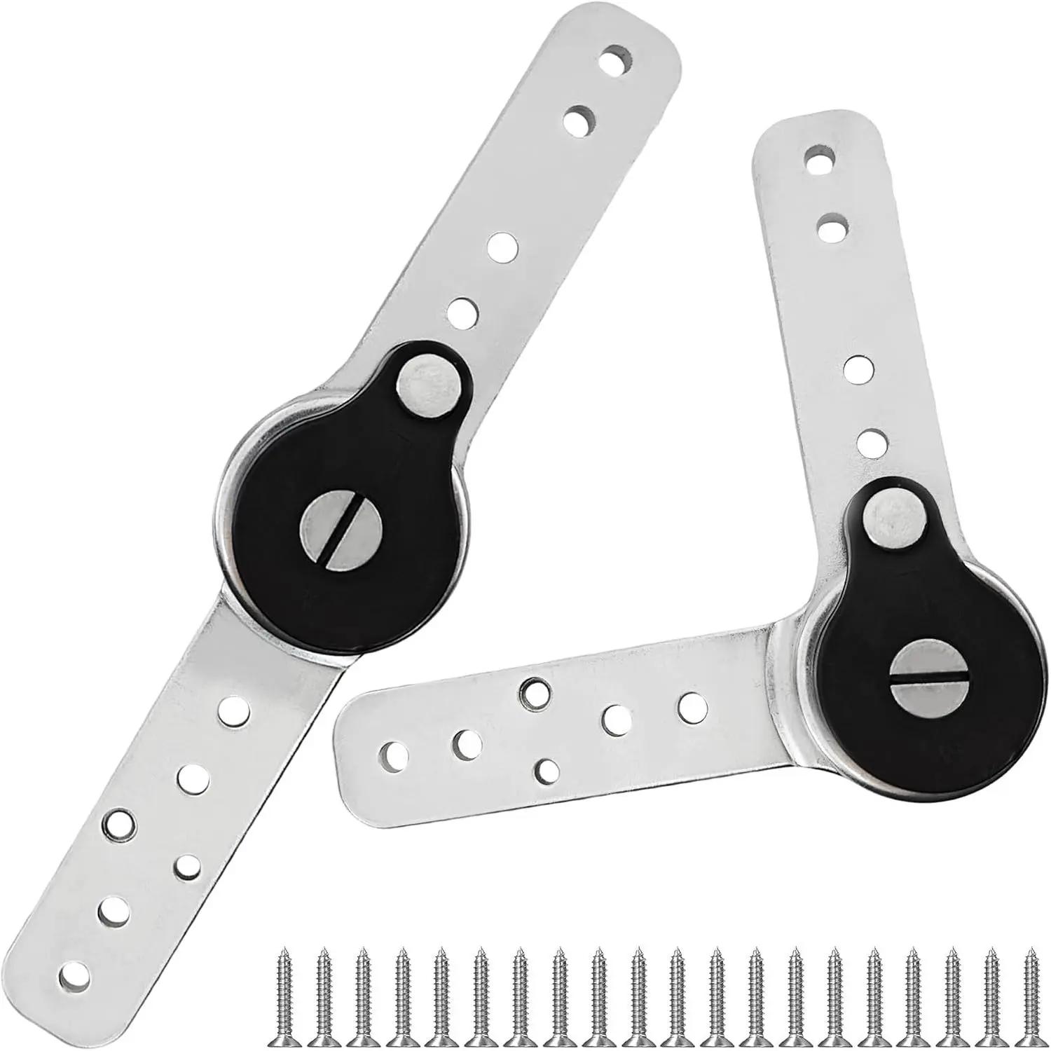 2 count Heavy Duty Adjustable Angle Hinge, Automatic Reset Function, 90 to 180  Angle Adjustment Mechanism Hinge for Sofa Bed Cupboard Recliner