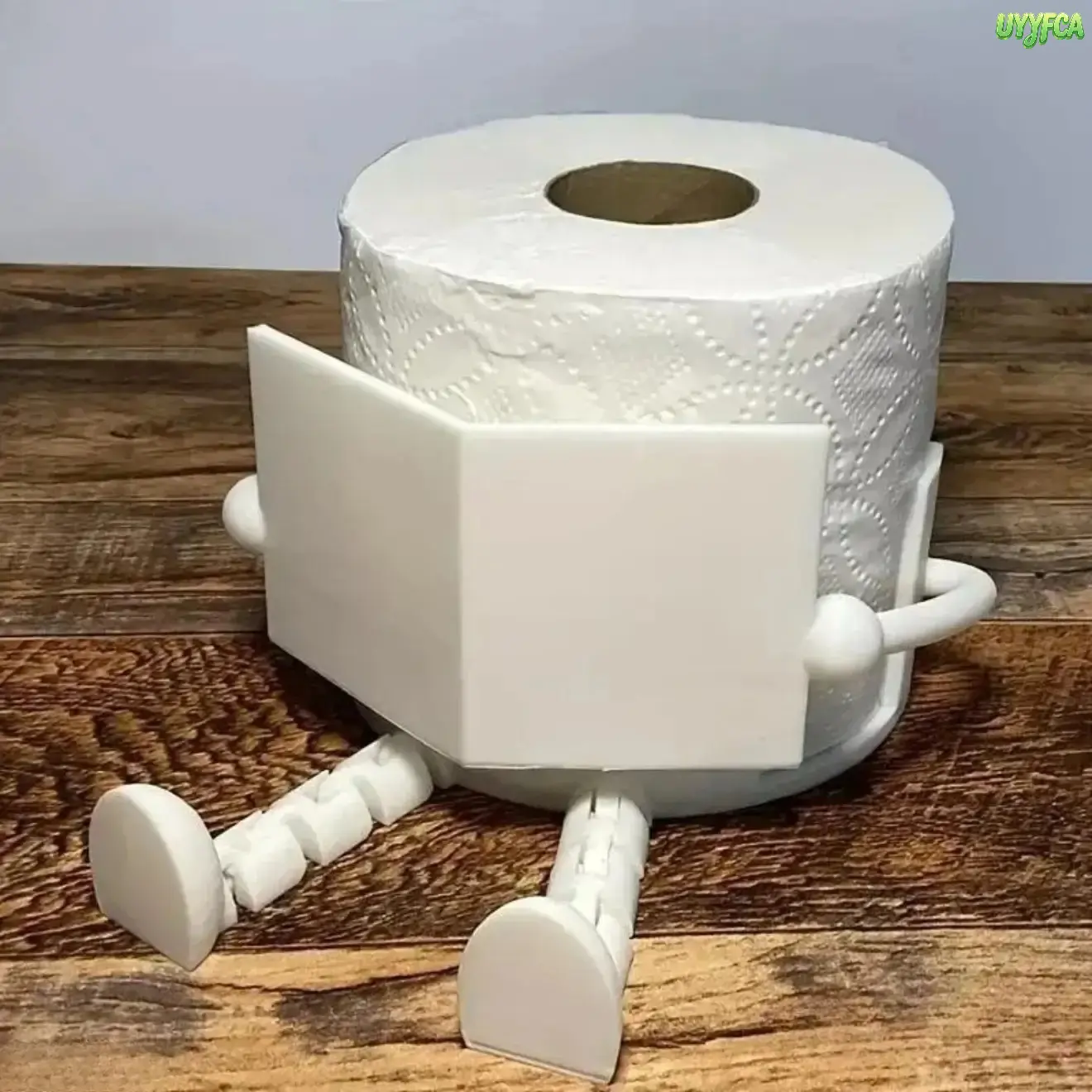 Cute Artistic style Reading Figure Toilet Paper Holder, Movable Joint Human Shape Tissue Roll Dispenser, Funny Novelty Bathroom Countertop Decor Universal Size Paper Towel Storage Accessory for Home Restroom Apartment Farmhouse Decor,4th of july outfit