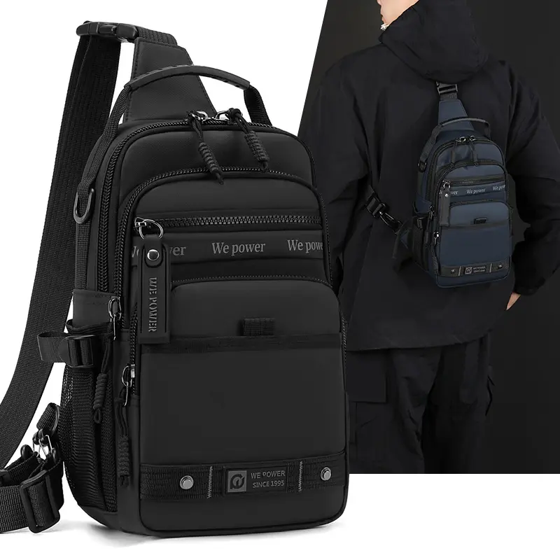 New Arrival Multi-Functional Convertible Backpack, Trendy Large Capacity Sling Chest Crossbody Shoulder Bag, Durable Casual Daypack for Outdoor Hiking Office Commuting Daily Errands Short Trips and Multiple Daily Scenarios for Men and Women Everyday Use