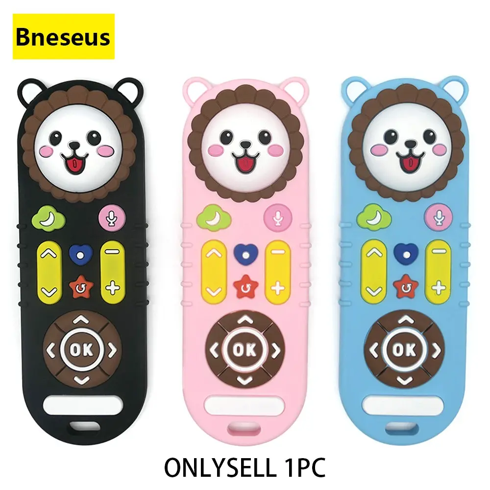 2026 New Baby Teething Toy, Cartoon Cat Silicone Teether, Suitable for Boys and Girls 6-24 Months, Ramadan and Eid Gift
