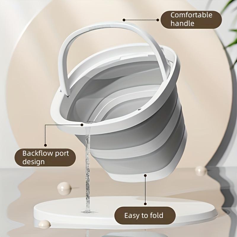 1.32/2.64gal Water Bucket |   Multifunctional |   Foldable Bucket, Durable And Space-saving |   Open Storage Box, Foldable, Portable And Easy to Store, Suitable for Cleaning, Washing, Watering Plants, Washing Cars, Fishi