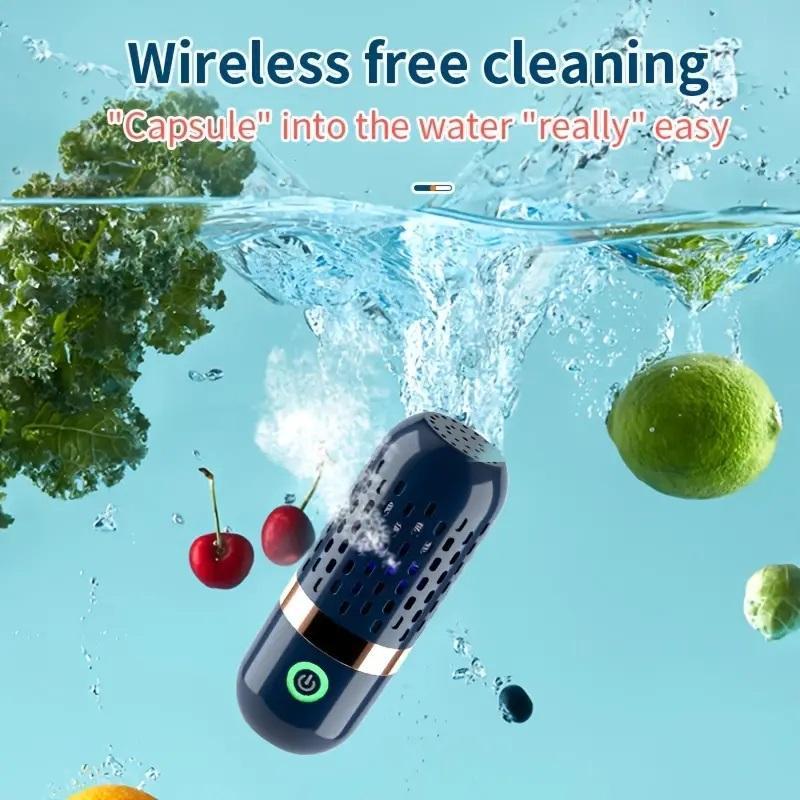 Fruit Washing Machine, Wireless Automatic Vegetable Cleaner, Vegetable Washing Machine, Fruit Cleaner Device, Wireless Food Purifier, Gifts