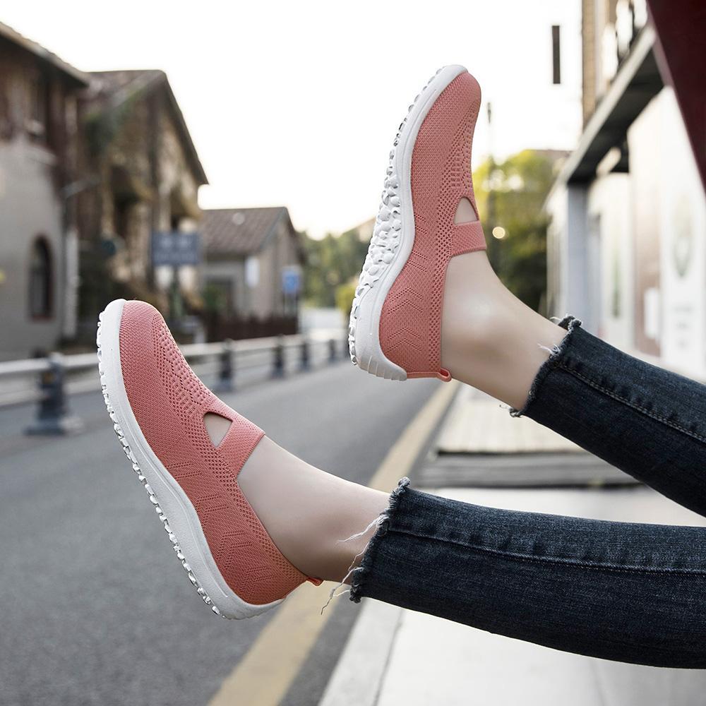 Barefoot Flats Shoes for Women Casual Slip on Zero Drop Mesh Minimalist Walking Fashion Wide Toe Box Sneakers Lightweight Summer Athletic Sports Loafer