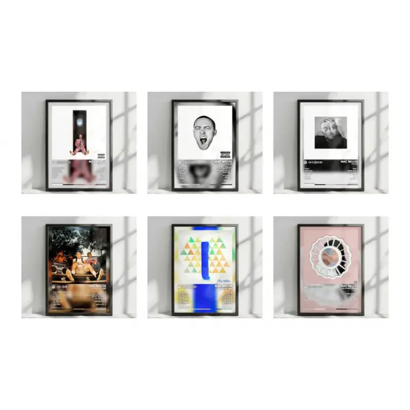 Rap Album Canvas Wall Art Poster |   Urban Music Print for Bedroom, Office & Dorm Decor