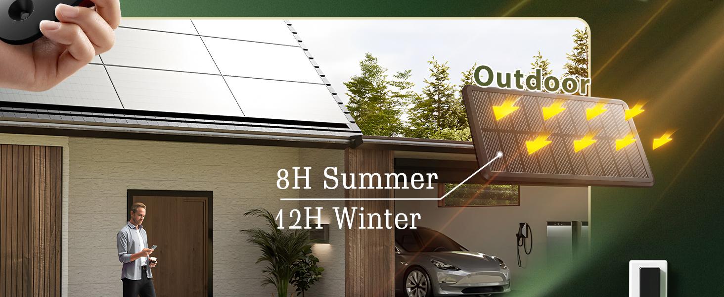 54FT(48+6) Solar String Lights Outdoor Waterproof with USB Charging & Remote Control - Dimmable Solar Power Patio Lights with LED Bulbs for Porch, Garden, Yard, Market, Bistro - Last for 20+Hrs