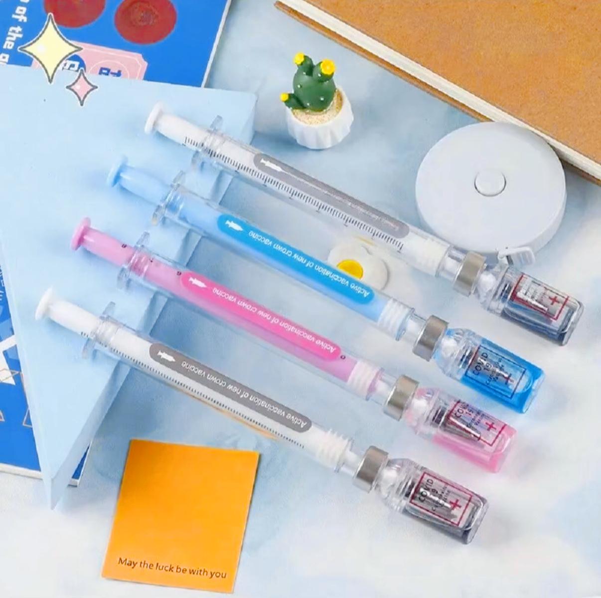 2026 Viral Syringe Pen | Colorful 0.5mm | Student Creative Stationery 2026 Viral Syringe Pen | Colorful 0.5mm | Student Creative Stationery