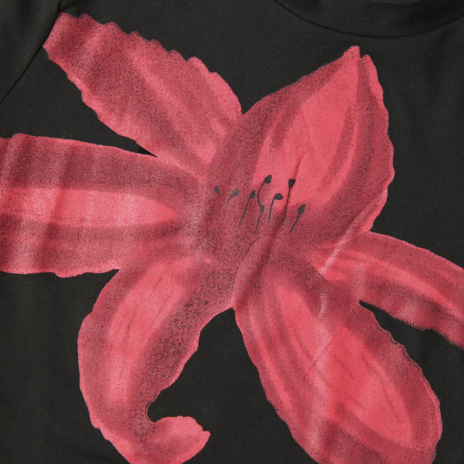 Women T-shirt, Ladies Female Crew Neck Short Sleeve Flower PrintFit Summer Tee Tops for Casual Daily Womenswear Streetwear