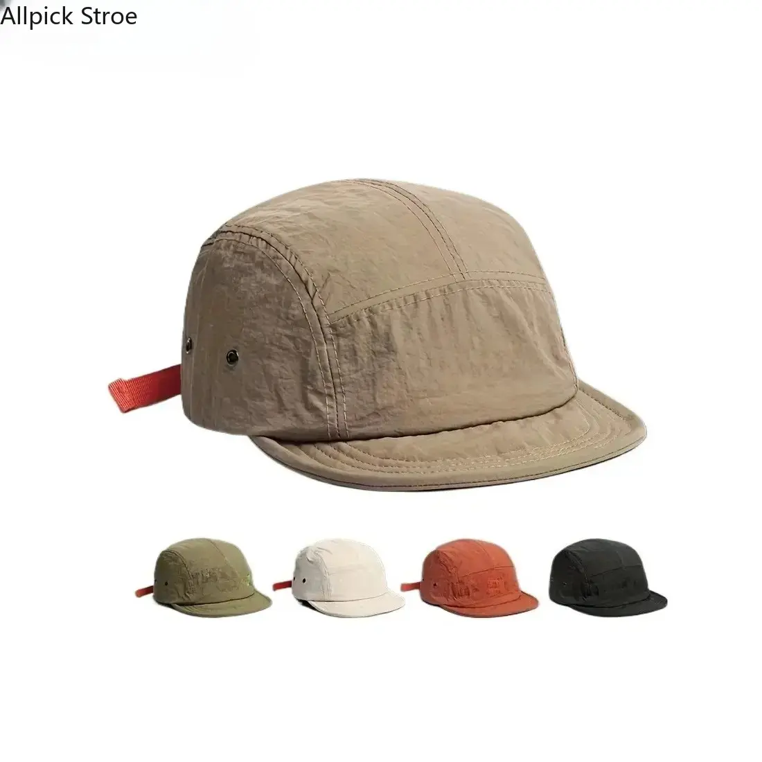 Japanese Quick Dry Breathable Short Brim Baseball Cap – Lightweight Foldable Duckbill Hat for Men Women, Soft Top Workwear Hip Hop Casual