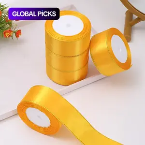 Room Decor Satin Ribbon, 5 Rolls Soft Wrapping Ribbon for DIY Cake Decoration, Gift Wrapping, Wedding Party Bowknot Decoration, Creative Gift Packaging, Bouquet Wrappers, Decor Gifts