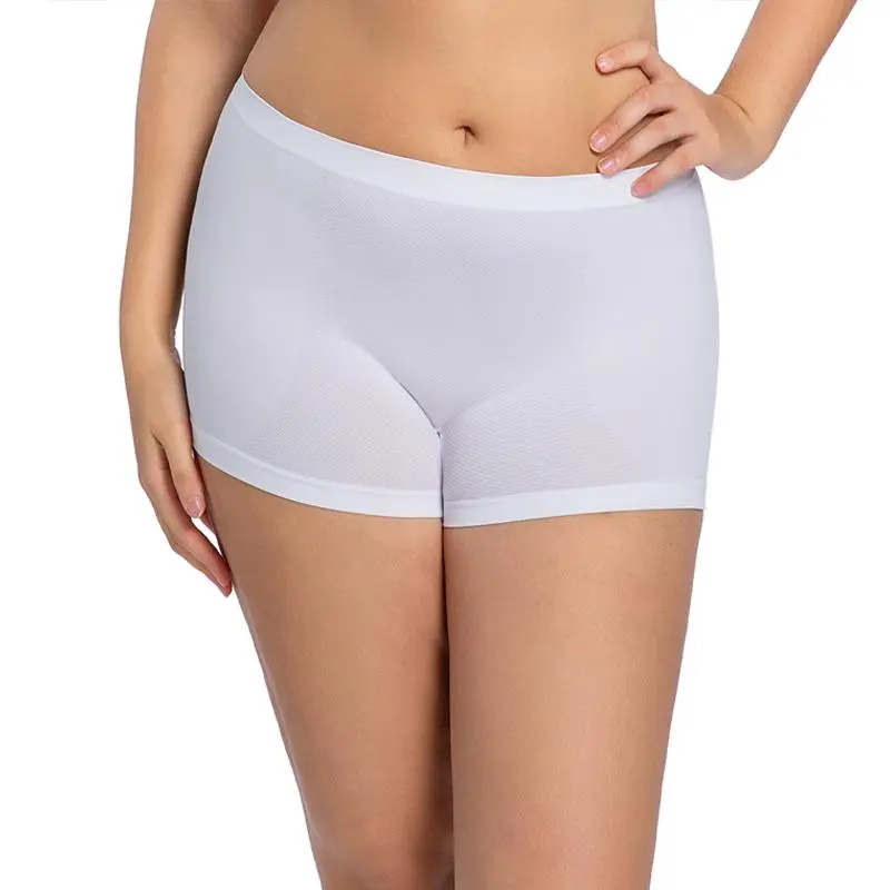 EssElegance 3-piece Set Invisible Slip Shorts Underwear | Women's Seamless Anti-Rub Boxer Briefs | Everyday Breathable Comfort