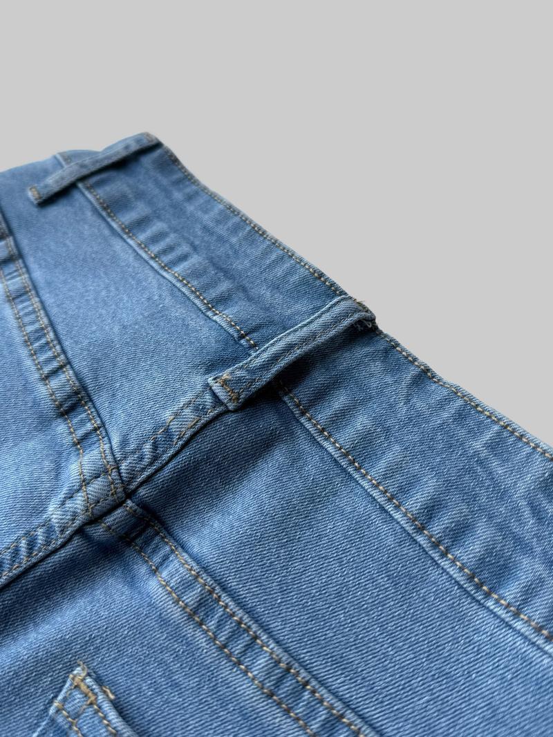 Women's Slim Fit Elastic Flare Pants, Multi-Color, Fashionable Elegant Comfort Design, Casual Wear, All Seasons, High Waist, Button Frontbootcut jeans