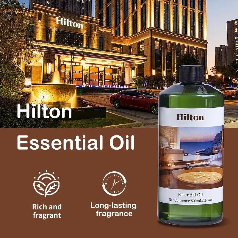 500ML Aromatic Essential Oil Refill, 6 Scents Available, Ideal for Diffusers, Humidifiers, Car Diffusers, Long-Lasting Fragrance, Perfect Gift